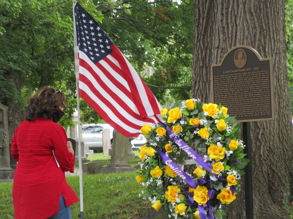 Unveiling a Suffragette — Lizzie Crozier French Historical Marker